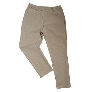 Bearbottom Mens Stretch Chino Pants Tan Khaki Nylon Spandex Size L 30 Inseam